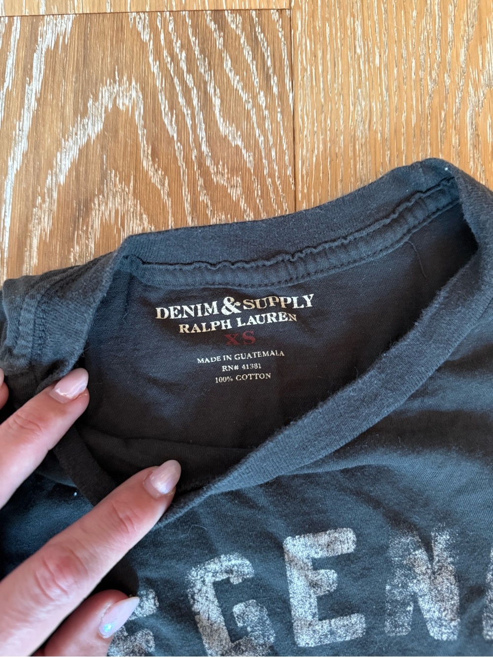 Denim & supply Ralph Lauren legends never fade tee shirt size xs - Picture 2 of 3